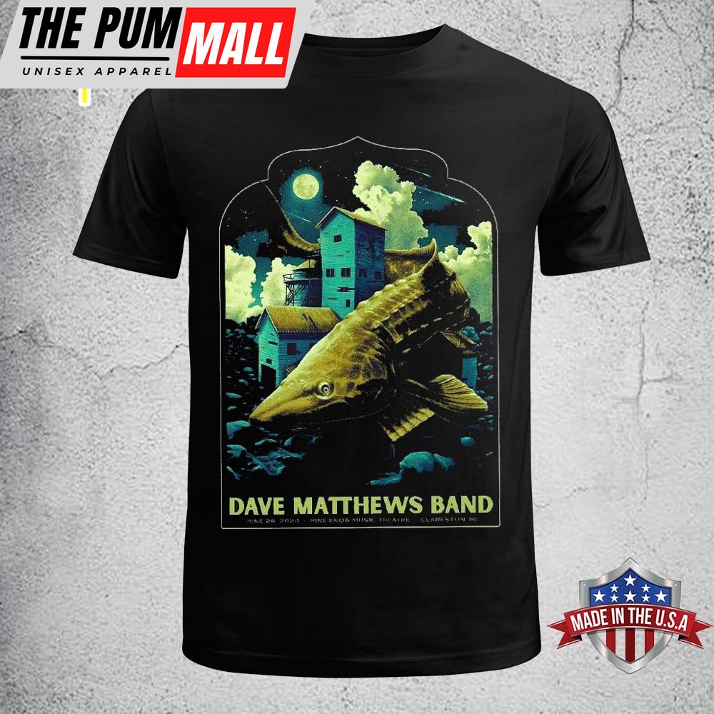 Dave Matthews Band The 2025 Tour Stop In Clarkston Miami At Pine Knob Unisex T-Shirt