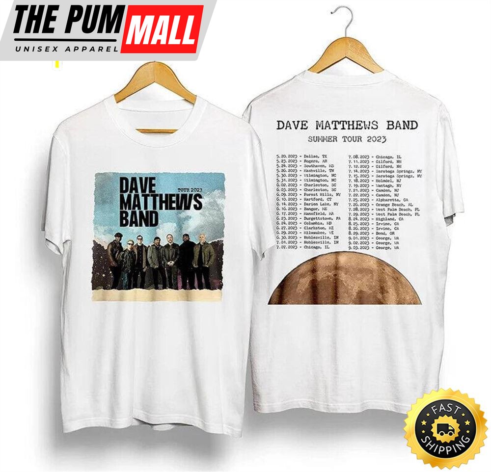 Dave Matthews Band Tour Concert Shirt, Summer Tour 2023 Unisex T-Shirt