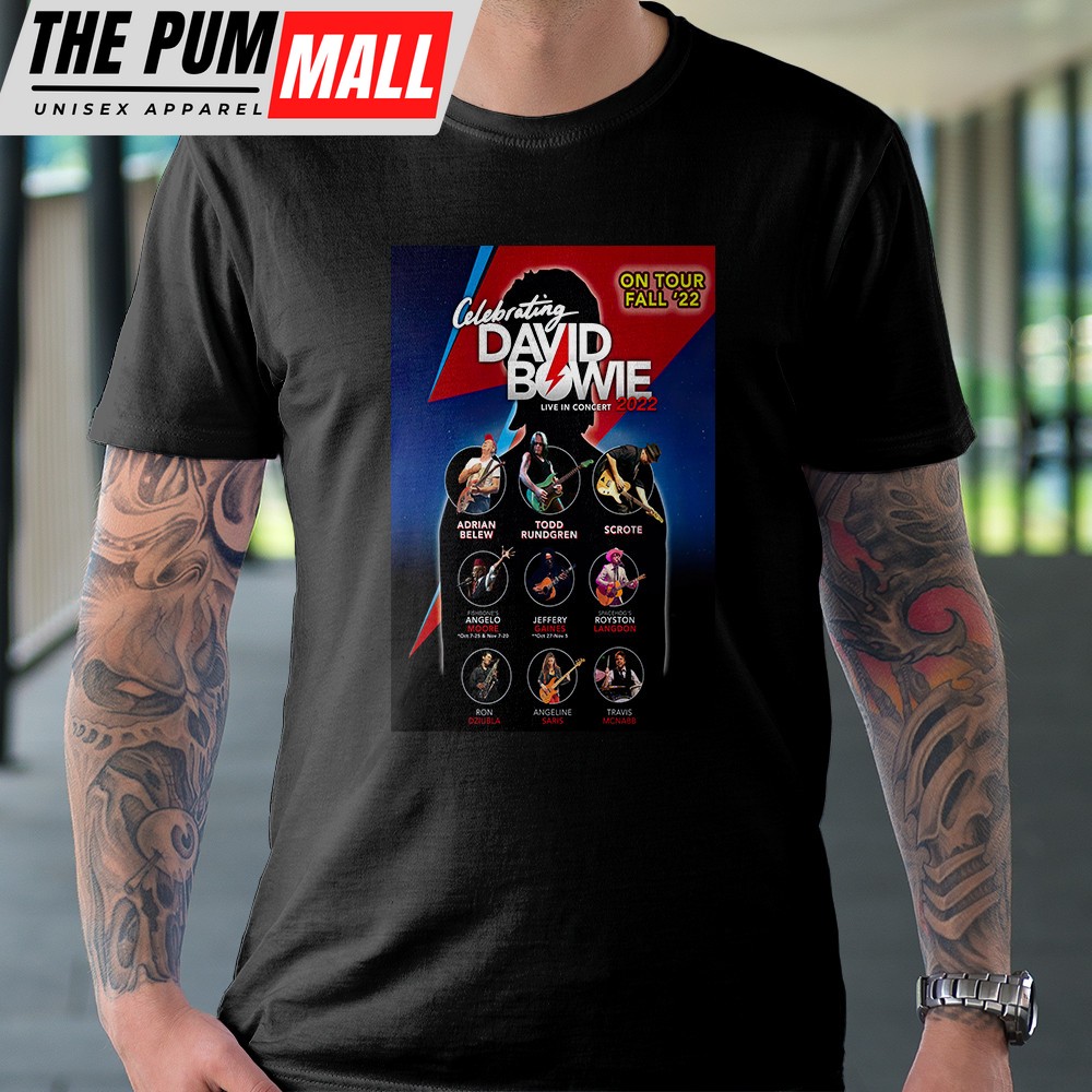 David Bowie New York City OnTour Fall 2025 Unisex Black T-shirt