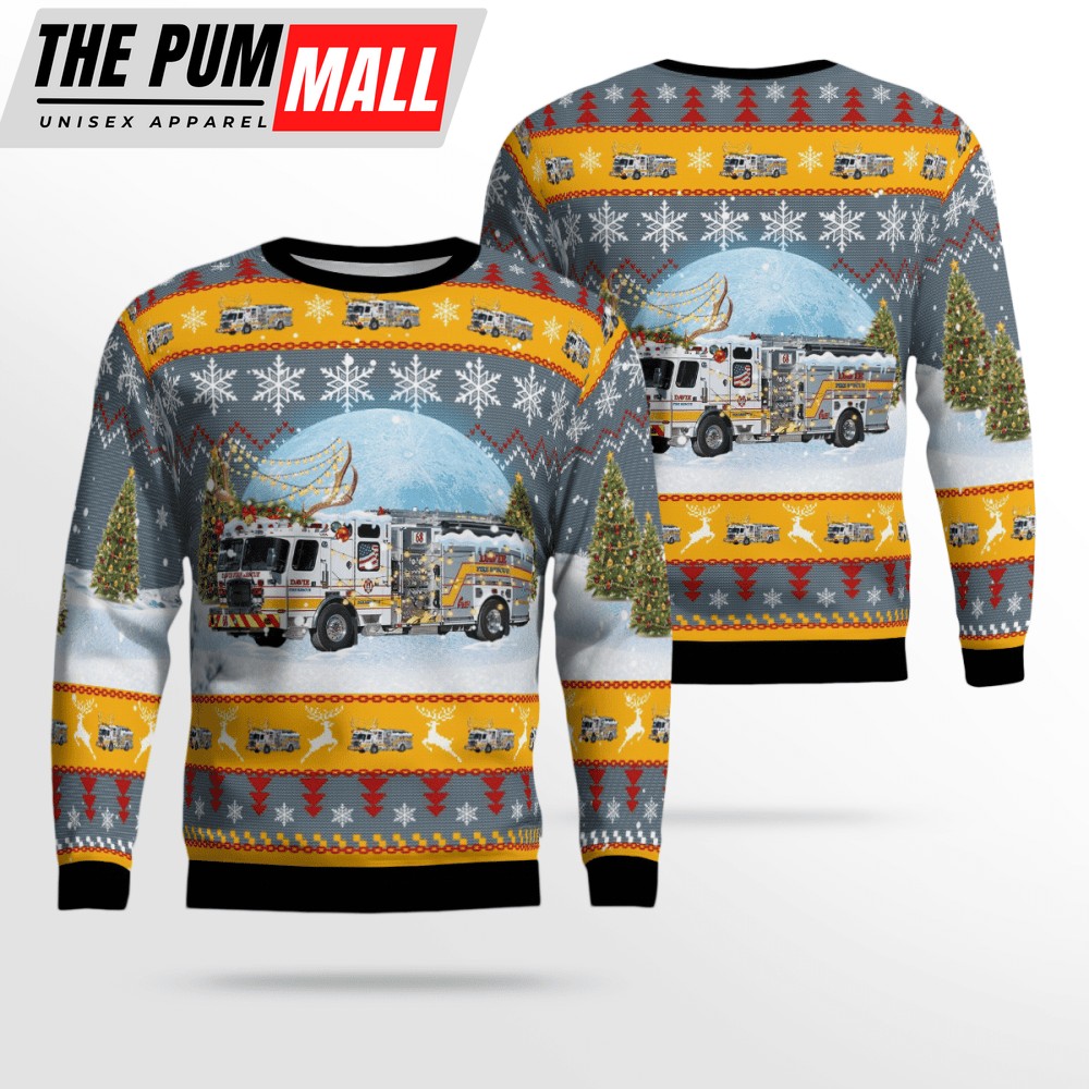 Davie Fire Rescue Department Christmas Sweater – Broward County s Festive Attire