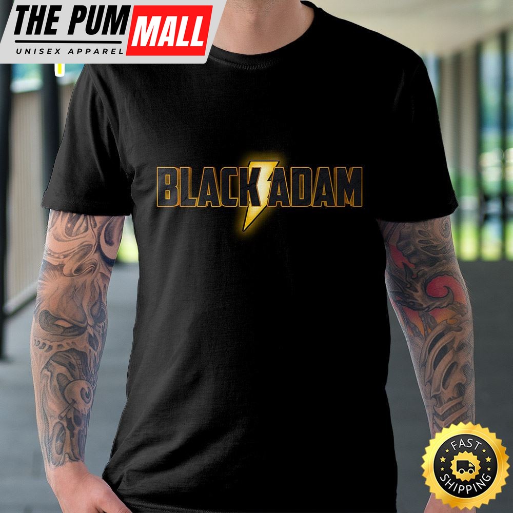 Dc Comics Black Adam Logo Black T-shirt