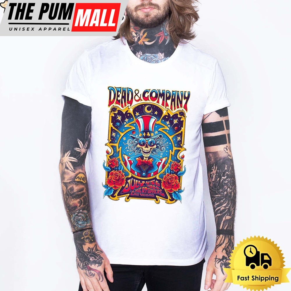 Dead And Company Live At Sphere Las Vegas In July 2024 Unisex T-Shirt