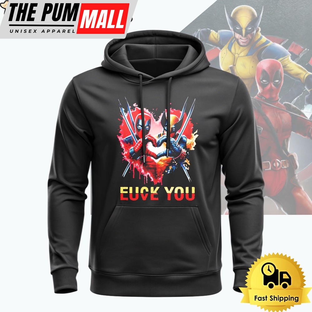 Deadpool And Wolverine Love You Hoodie