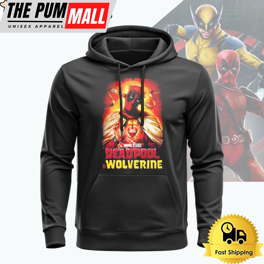 Deadpool And Wolverine Marvel Jesus Hoodie