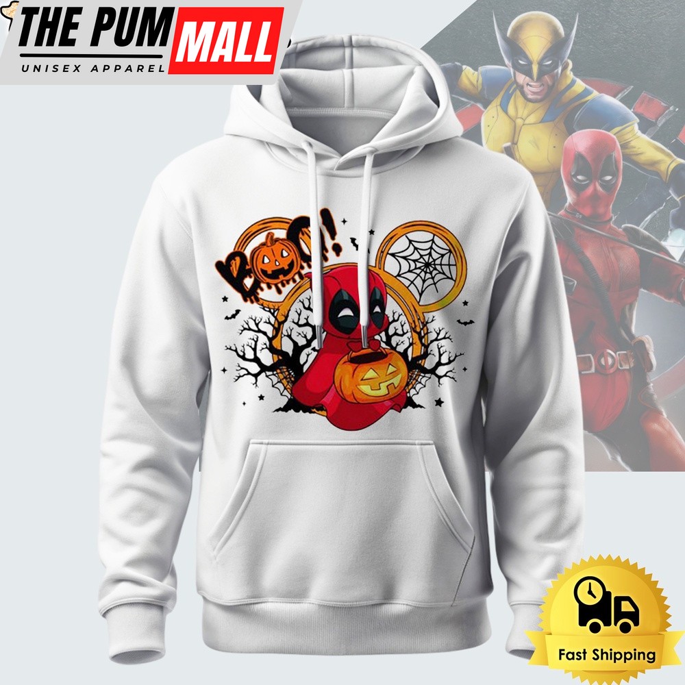 Deadpool Boo Halloween Hoodie