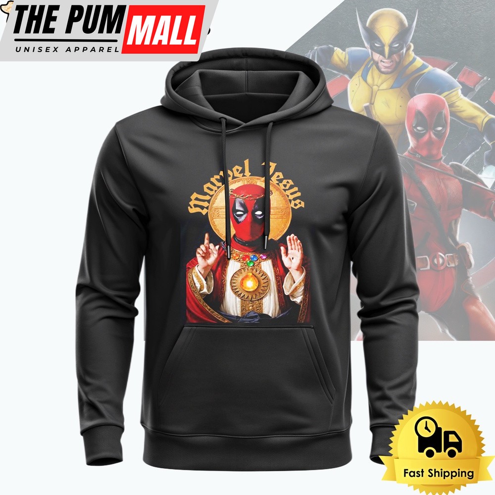 Deadpool Marvel Jesus Hoodie