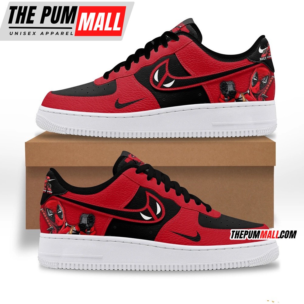 Deadpool Movies Fans Gift Air Force 1 Shoes Sneaker