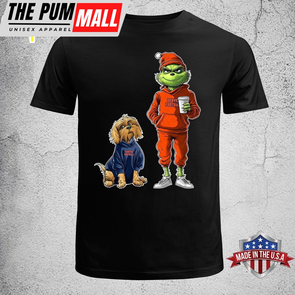 Denver Broncos Grinch Christmas Unisex T-Shirt