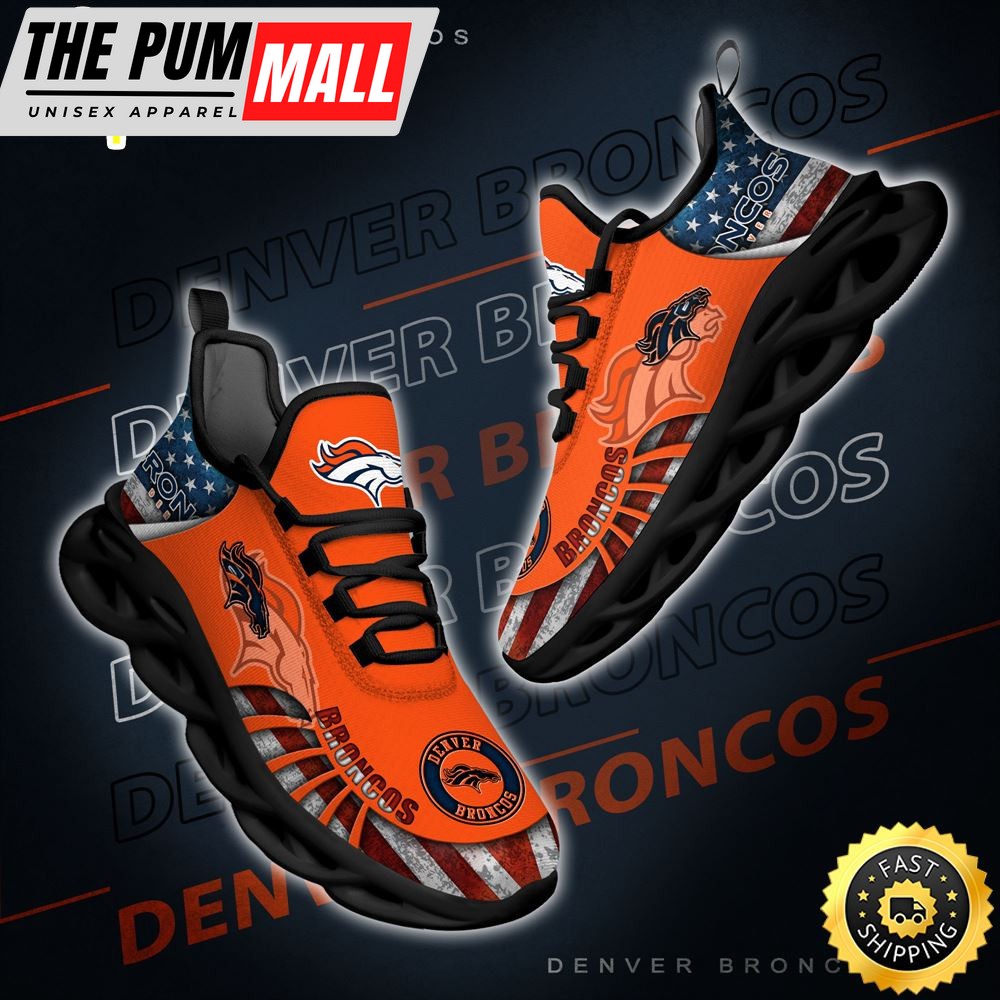 Denver Broncos NFL Clunky Shoes New Style For Fans