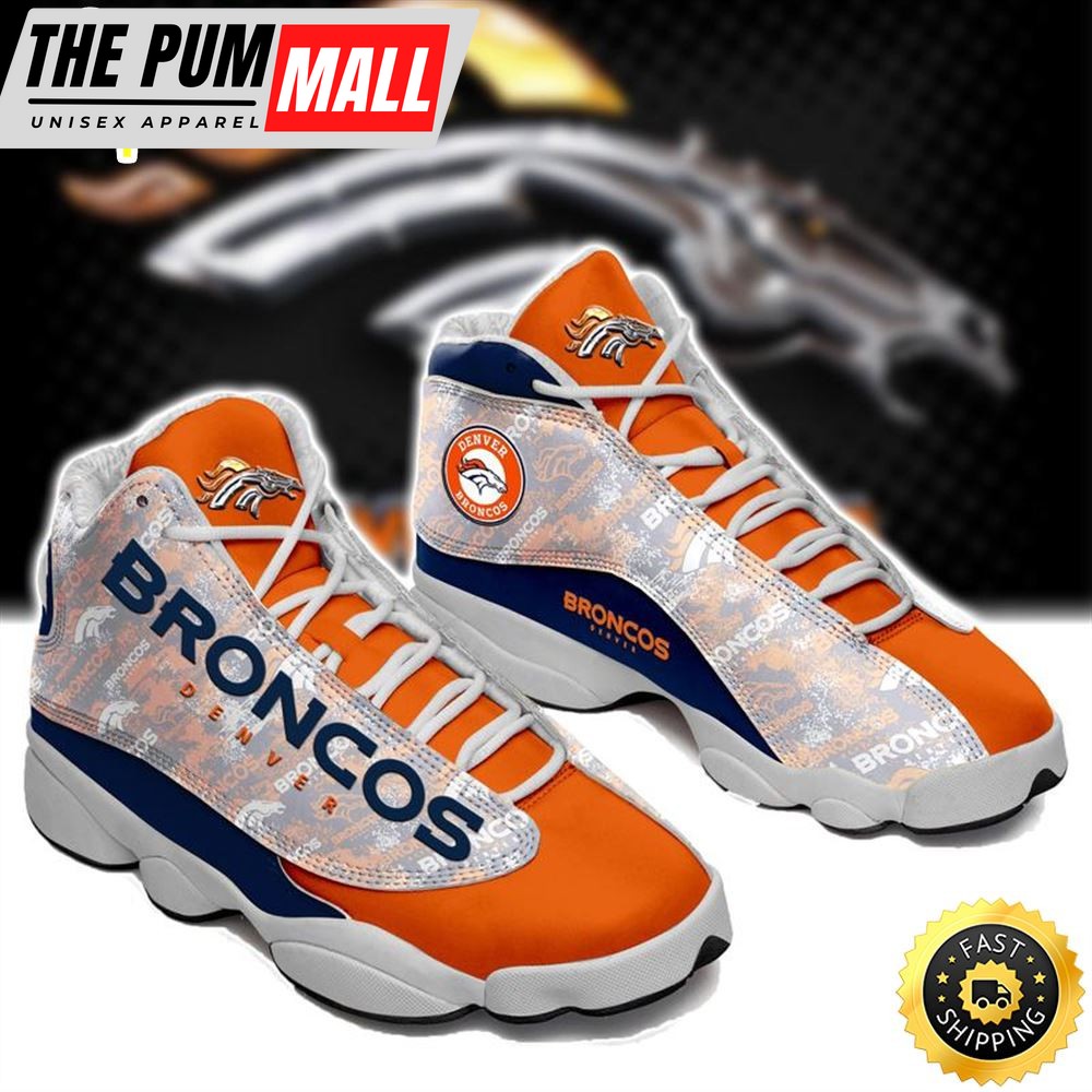 Denver Broncos Nfl Ver 6 Air Jd 13 Sneaker