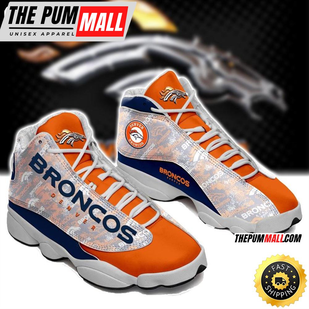 Denver Broncos Nfl Ver 6 Air Jd 13 Sneaker