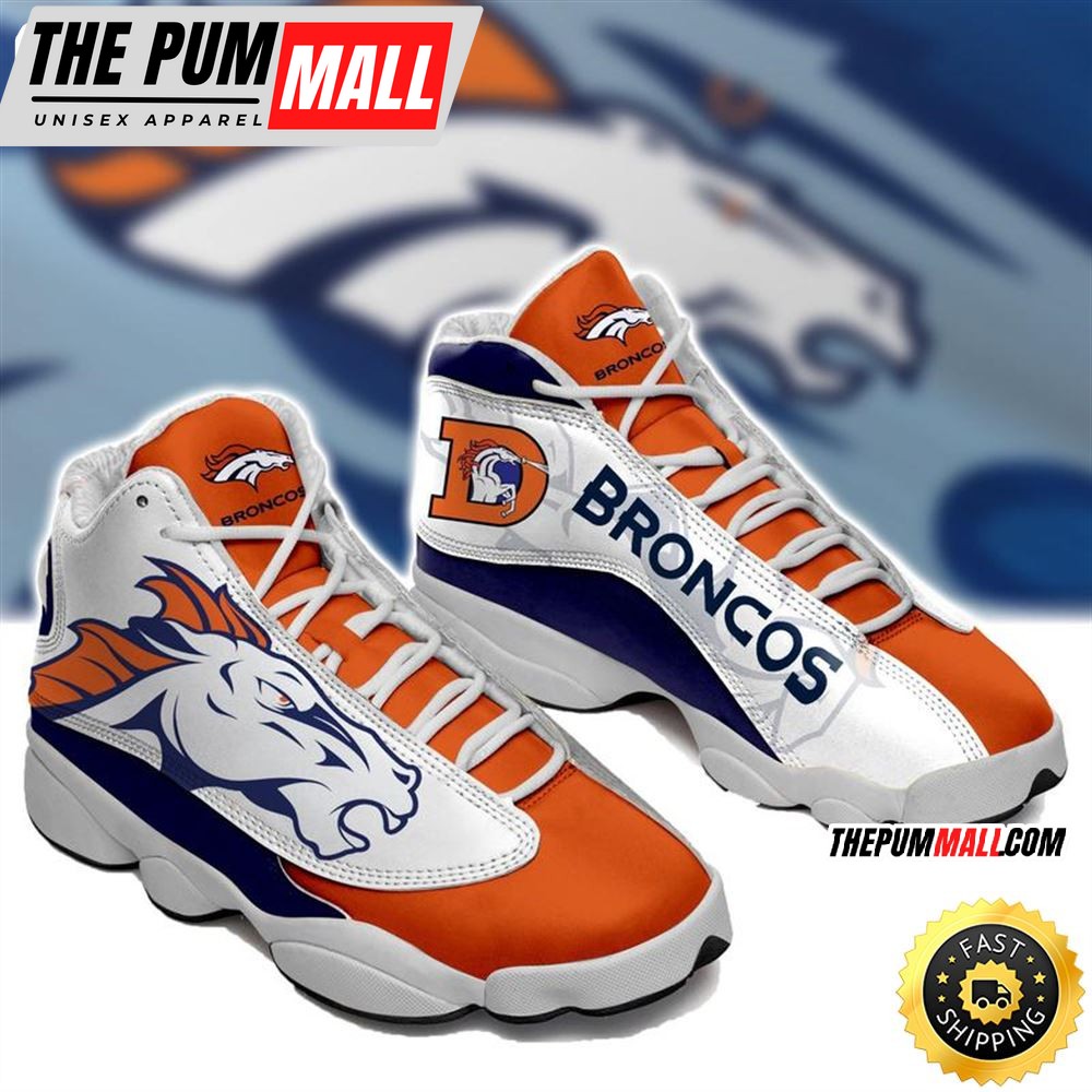 Denver Broncos Nfl Ver 7 Air Jd 13 Sneaker