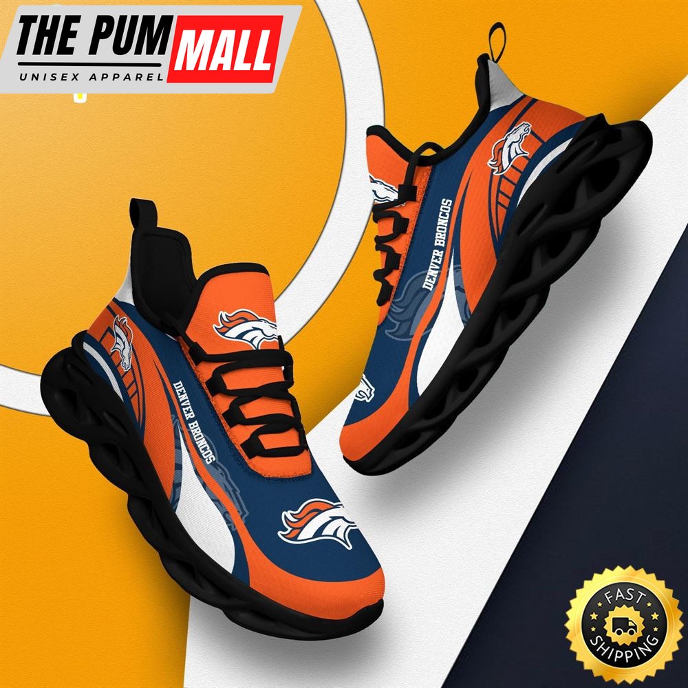 Denver Broncos Sneakers Max Soul Trending Summer