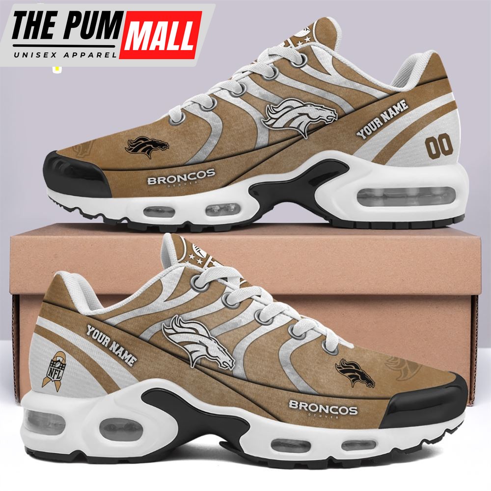 Denver Broncos TN Shoes Custom Your Name And Number Max Plus Shoes