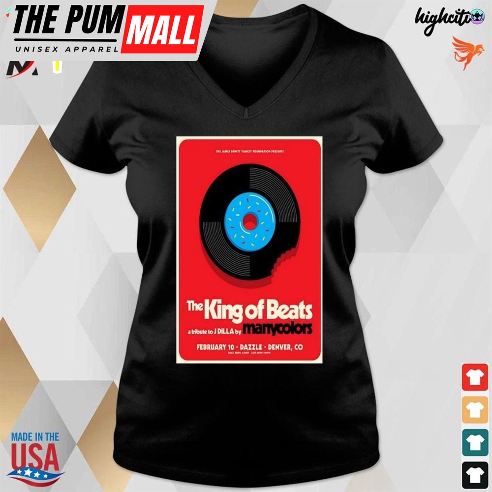Denver Co Dazzle February 10-2025 The King Of Beats Tour Poster T-Shirt