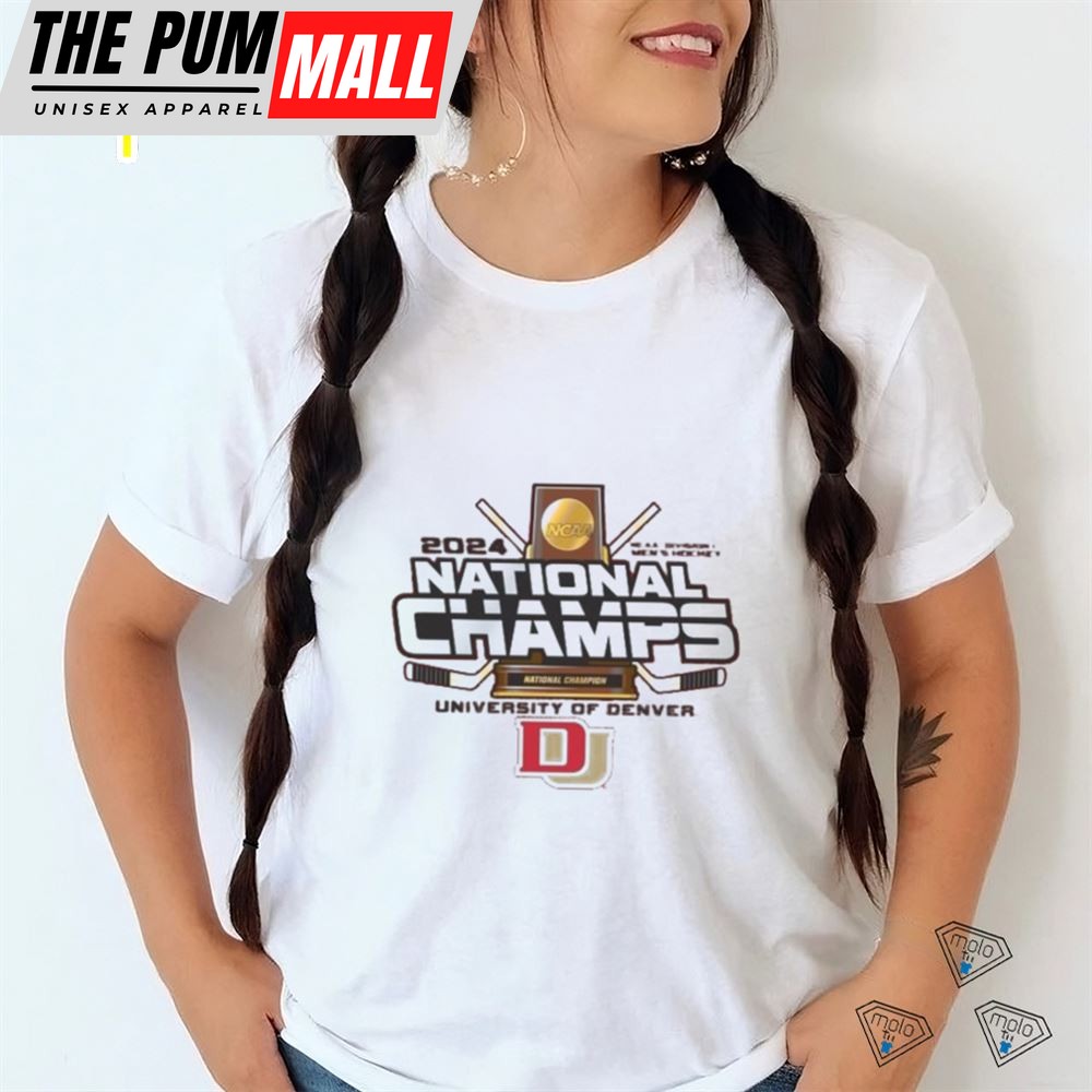 Denver Pioneers 2025 NCAA Division I Mens Hockey National Champs University of Denver T-shirt