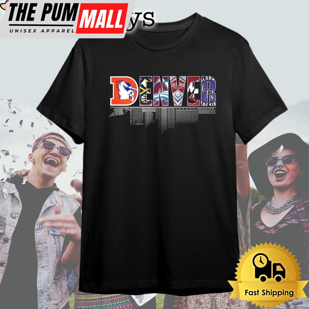 Denver Sport Team City T Shirt