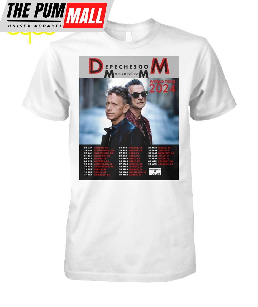 Depeche Mode World Tour 2025 Shirt
