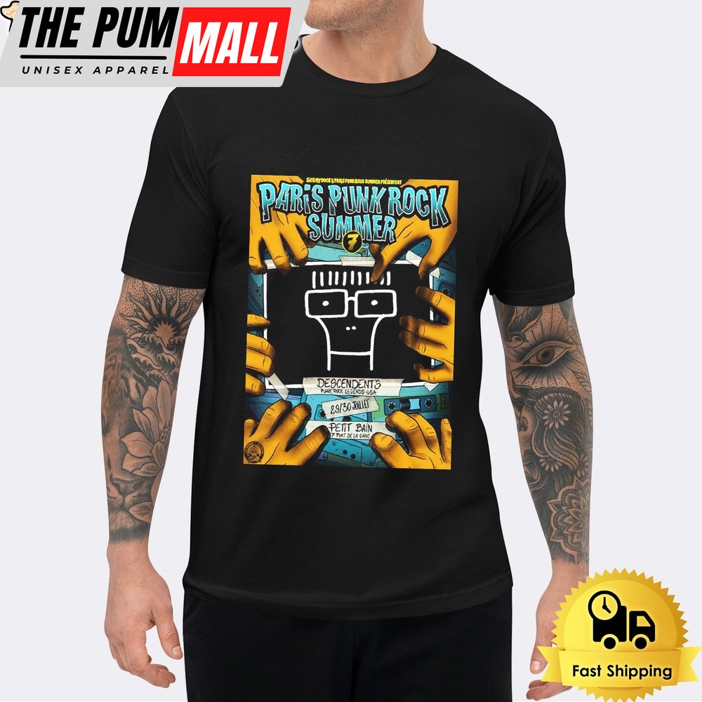 Descendents Paris Punk Rock Summer In Paris France On July 29-30 2024 Unisex T-Shirt