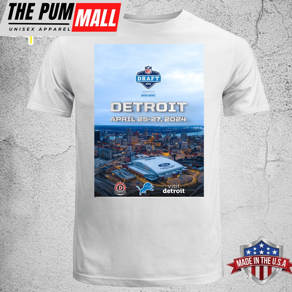 Detroit For The NFL Draft 2025 Unisex T-shirt