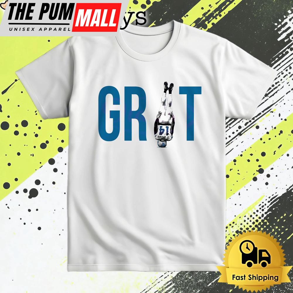 Detroit Lions Grit Amon Ra St Brown 14 T Shirt