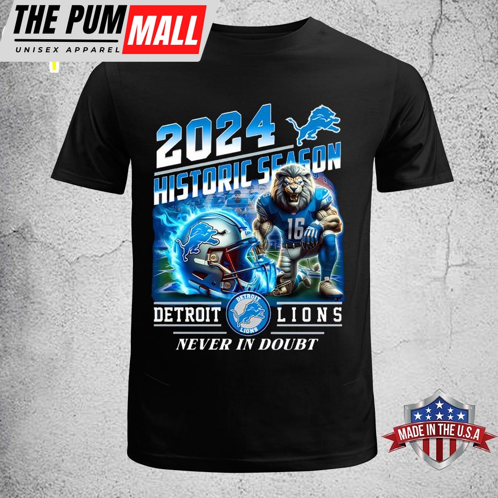 Detroit Lions Never In Doubt Unisex T-Shirt