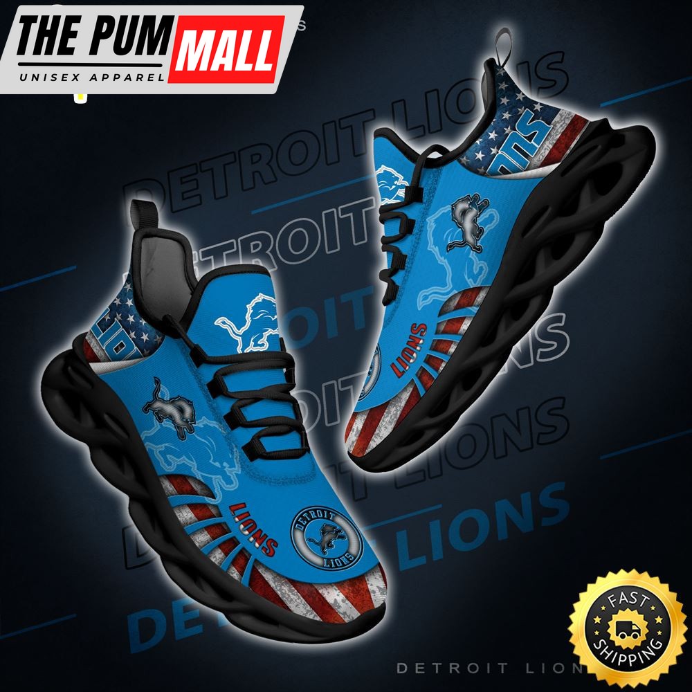 Detroit Lions NFL Clunky Shoes New Style For Fans