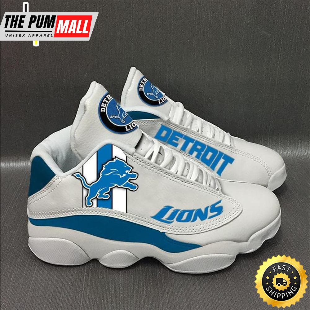 Detroit Lions Nfl Ver 2 Air Jd 13 Sneaker