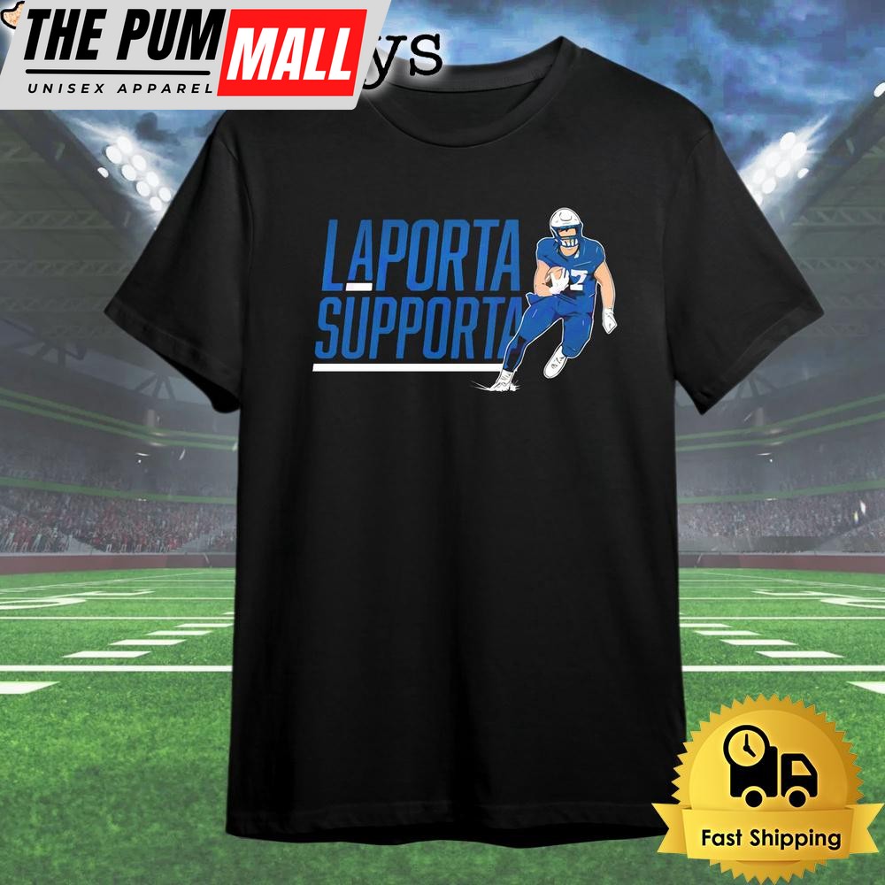 Detroit Lions Sam Laporta Supporta T Shirt