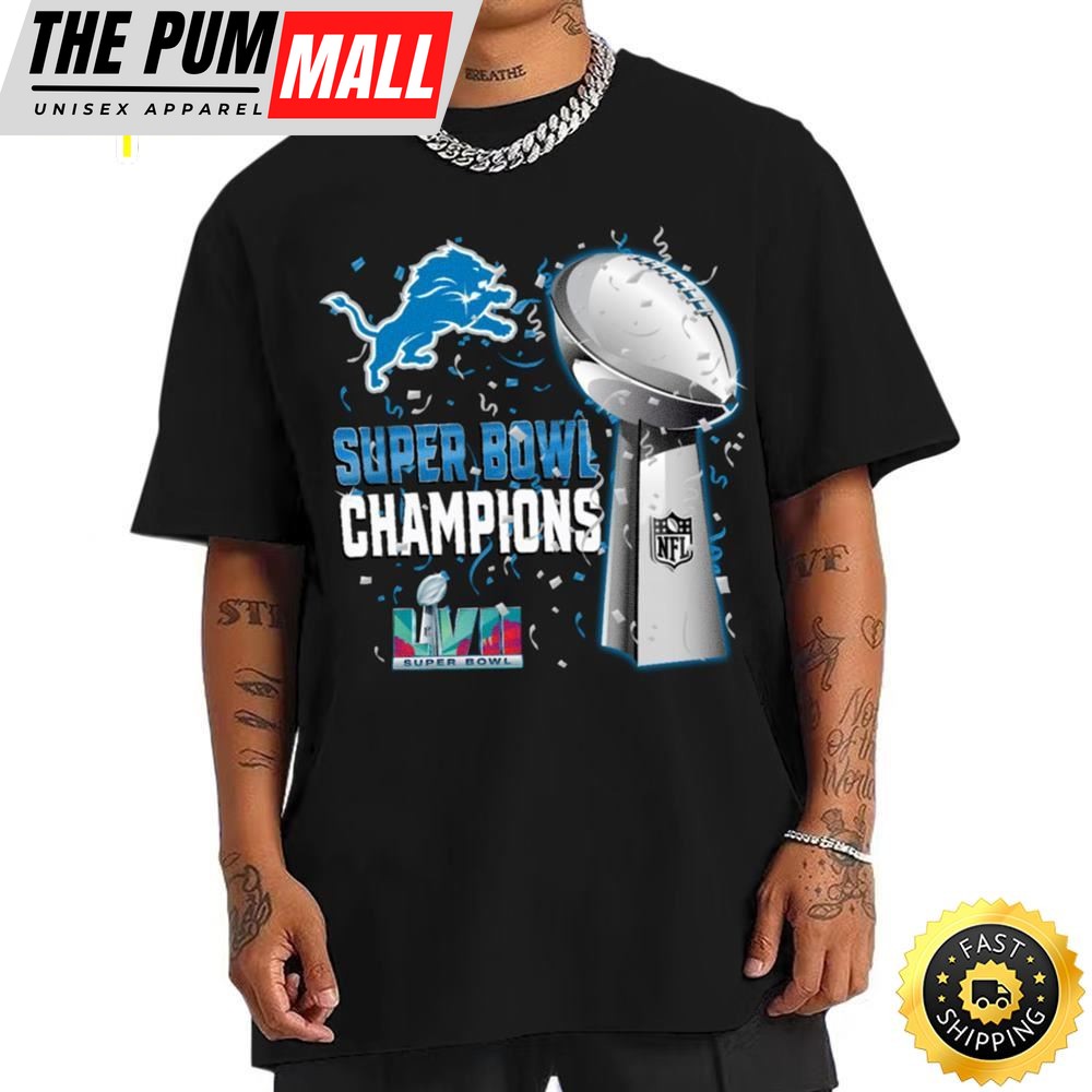 Detroit Lions Super Bowl Lvii 2025 Champions T