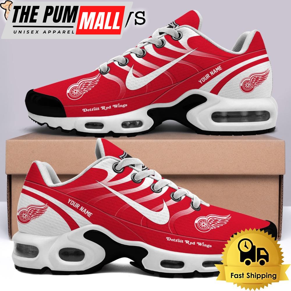 Detroit Red Wings Glory never sleeps Custom Name Air Max Plus Shoes
