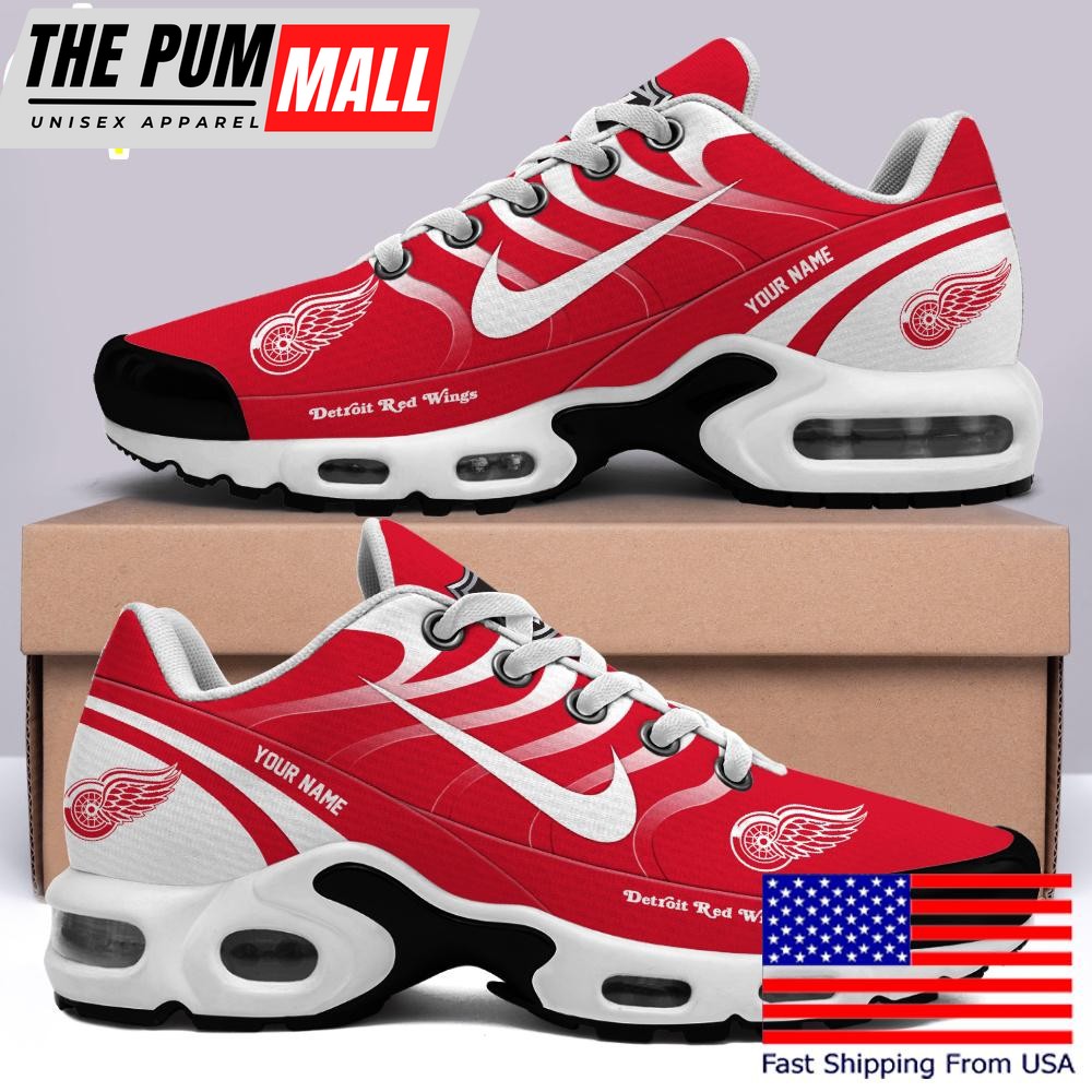 Detroit Red Wings Glory never sleeps Custom Name Air Max Plus Shoes