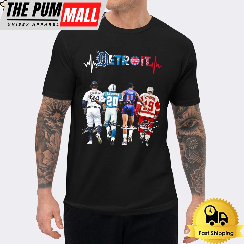 Detroit Sports Teams Signature Unisex T-Shirt