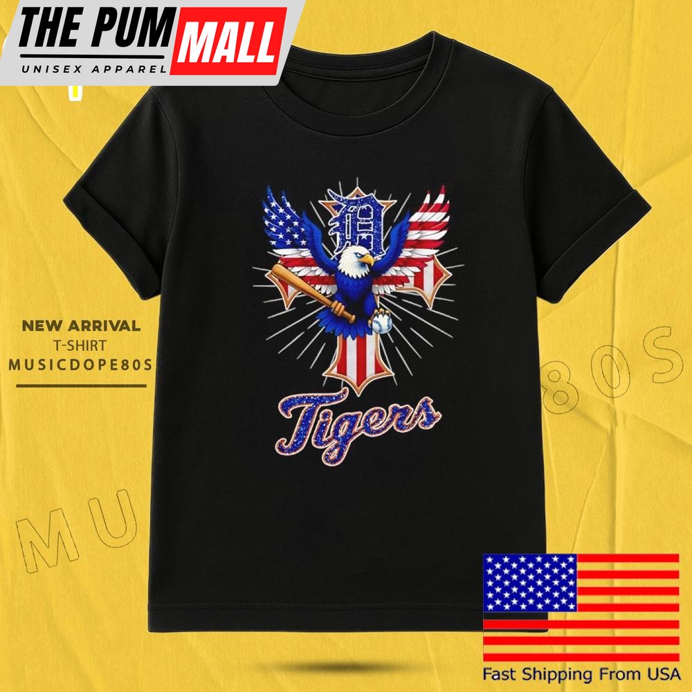 Detroit Tigers Proud To Be A Tiger Proud To Be An American T Shirt
