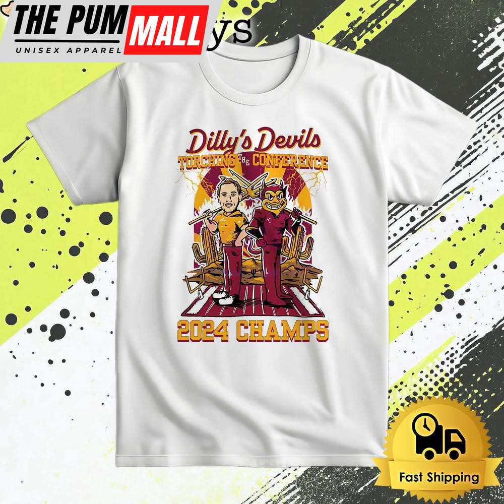 Dillys Devils Torching The Conference 2024 Champs T Shirt