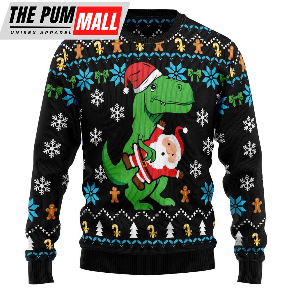 Dinosaur HZ102613 Ugly Christmas Sweater – Gift For Christmas, Noel Malalan