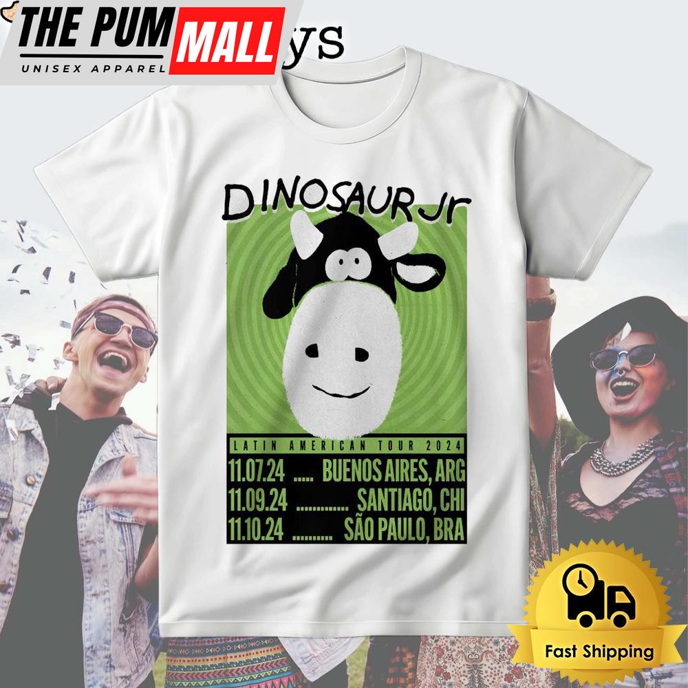 Dinosaur JR Latin American Tour November 2024 T Shirt