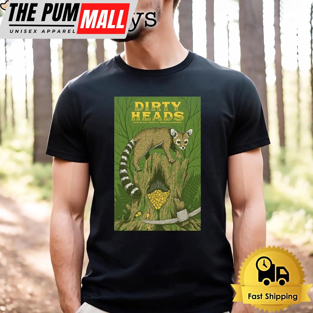 Dirty Heads Tour On August 22 2024 Redding Civic Auditorium In Redding CA Unisex T-Shirt