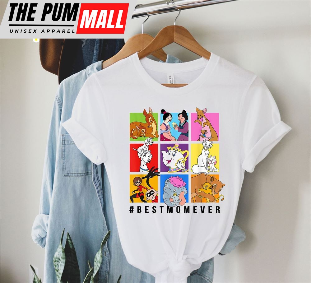 Disney Characters Best Mom Ever Shirt For T-Shirt
