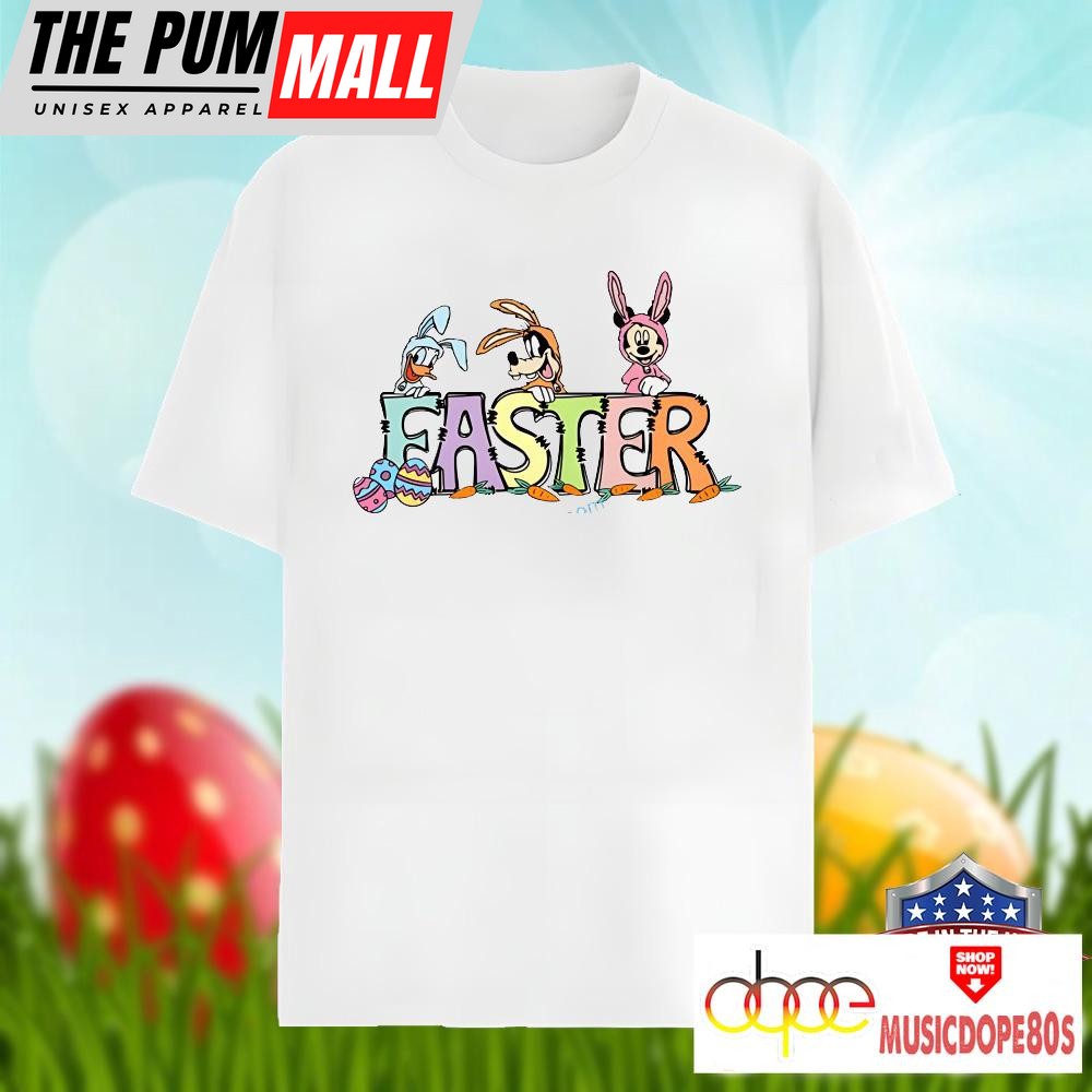 Disney Easter Mickey And Friend Bunny Shirt Holiday