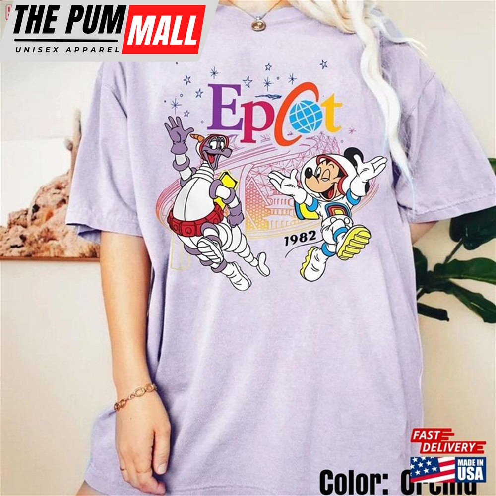 Disney Epcot Center 1982 Shirt Mickey And Friends Family Trip T-Shirt