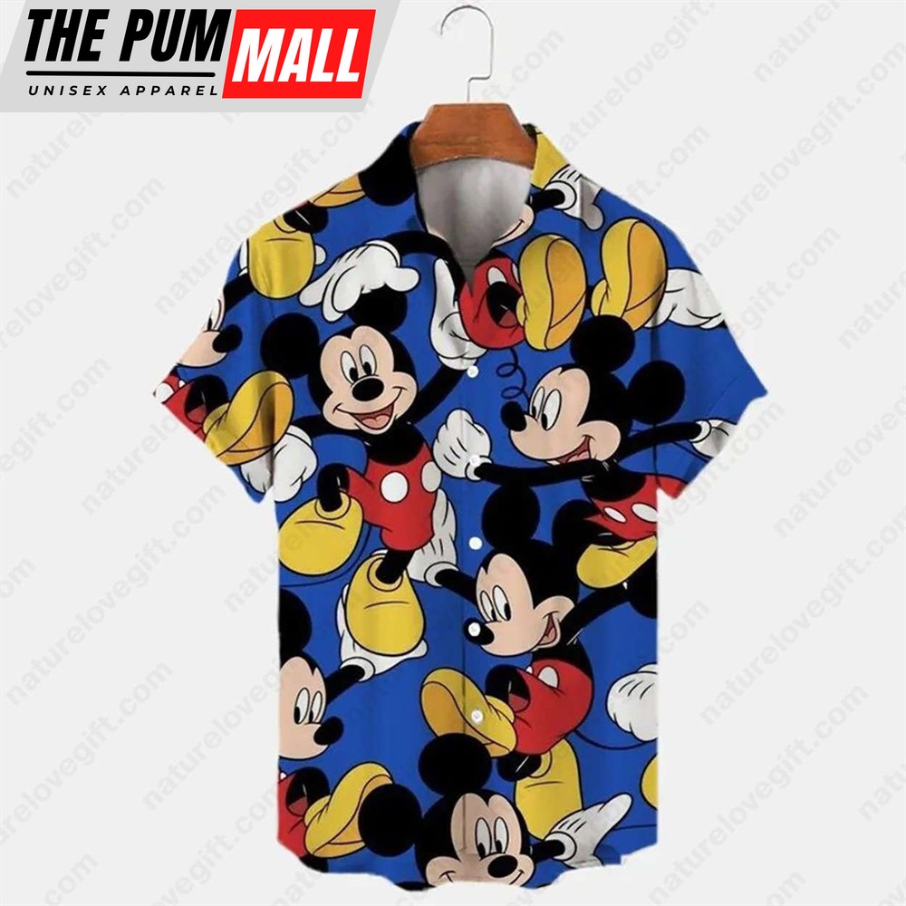 Disney Inspired Mickey Mouse Hawaiian Shirt Disney’s Gift for Fans
