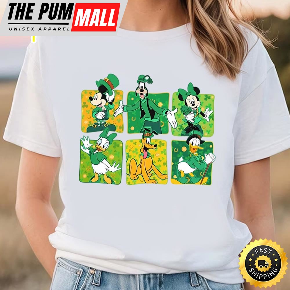Disney Kingdom Mickey And Friends St Patricks Day Shirt