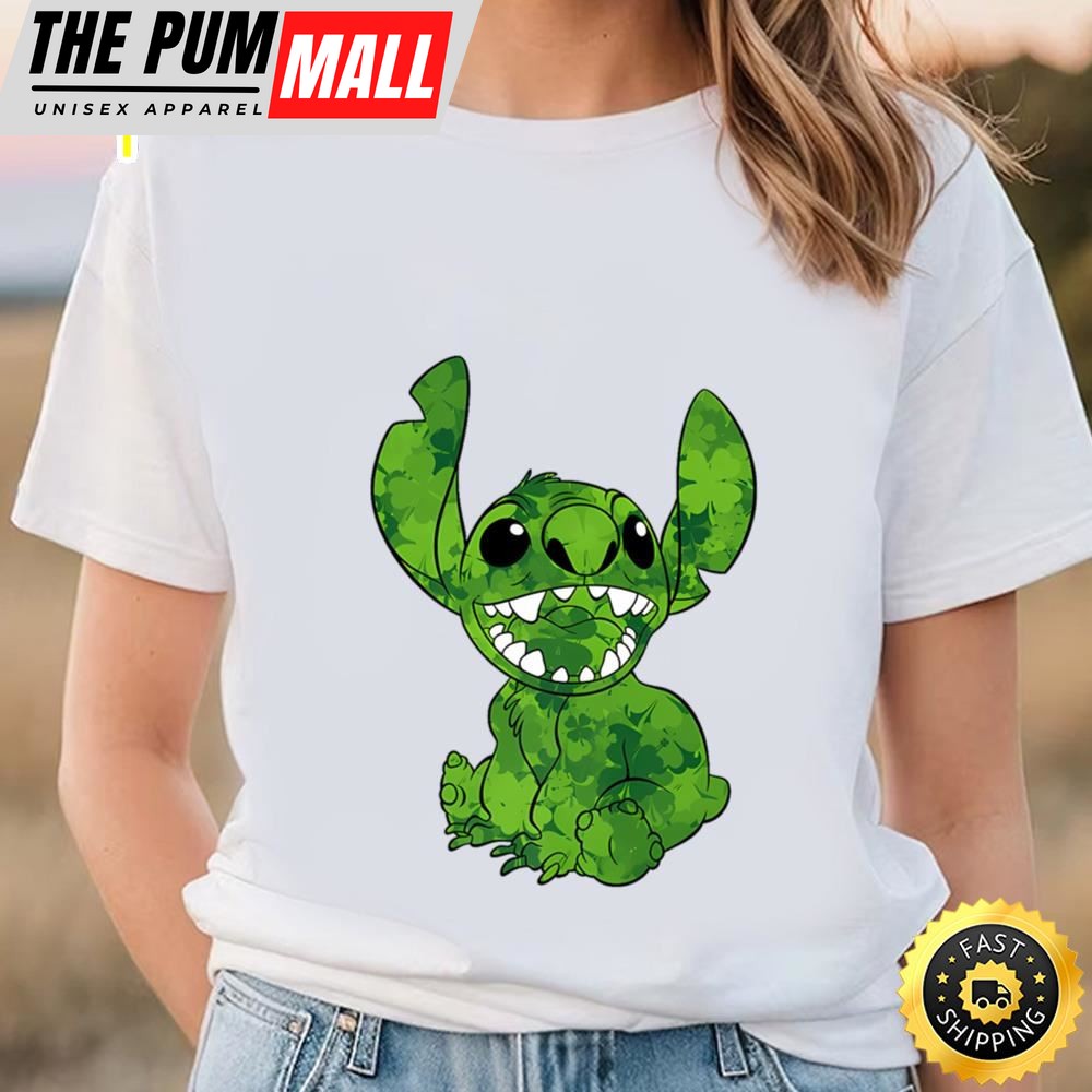 Disney Lilo And Stitch St. Patricks Day Stitch T-Shirt