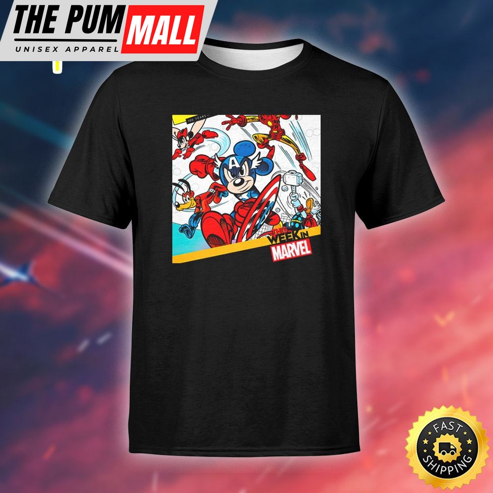 Disney & Marvel Mickey And Friends Were Avengers Unisex T-shirt