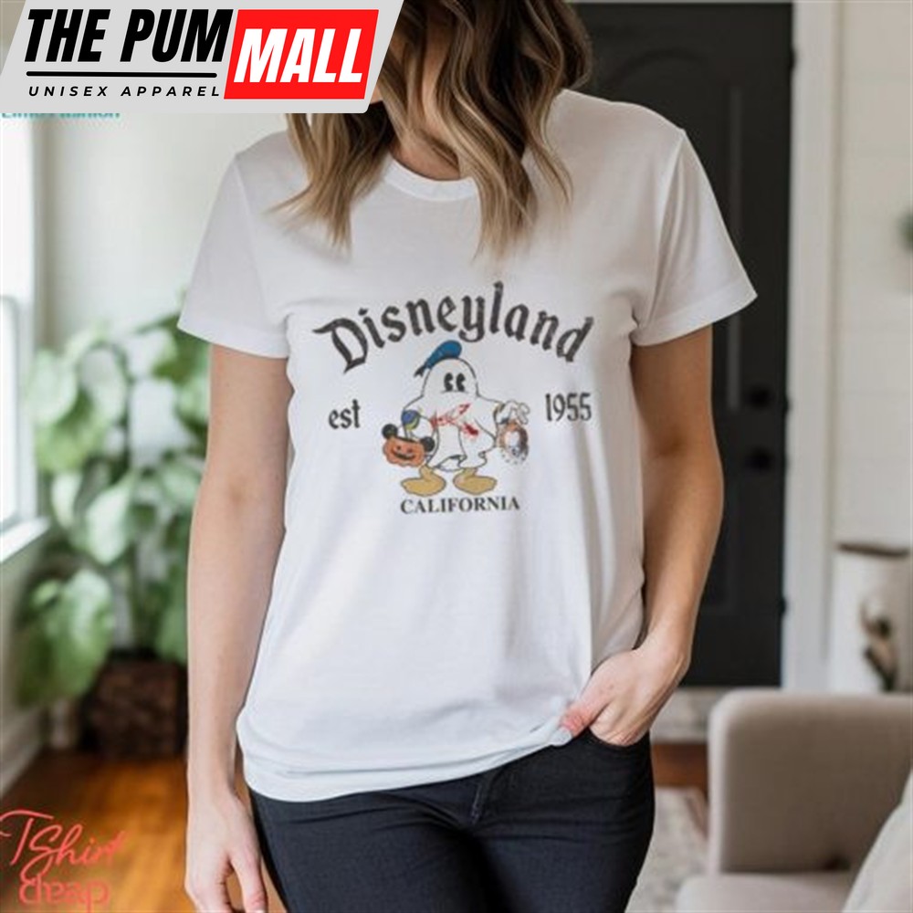 Disney Mickey Halloween Comfort Colors Shirt And Friend Ghost Unisex Classic