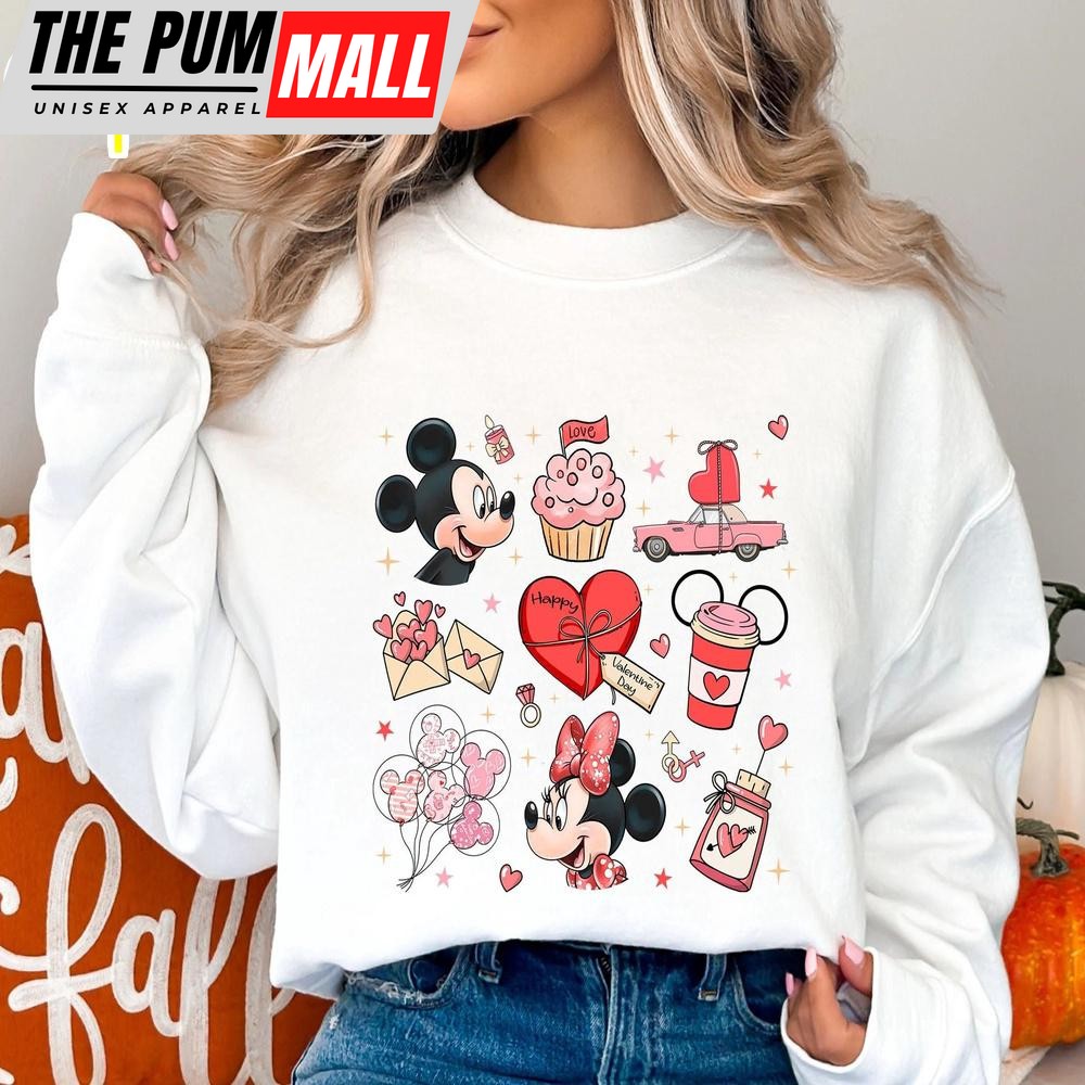 Disney Mickey Minnie Love Sweatshirt