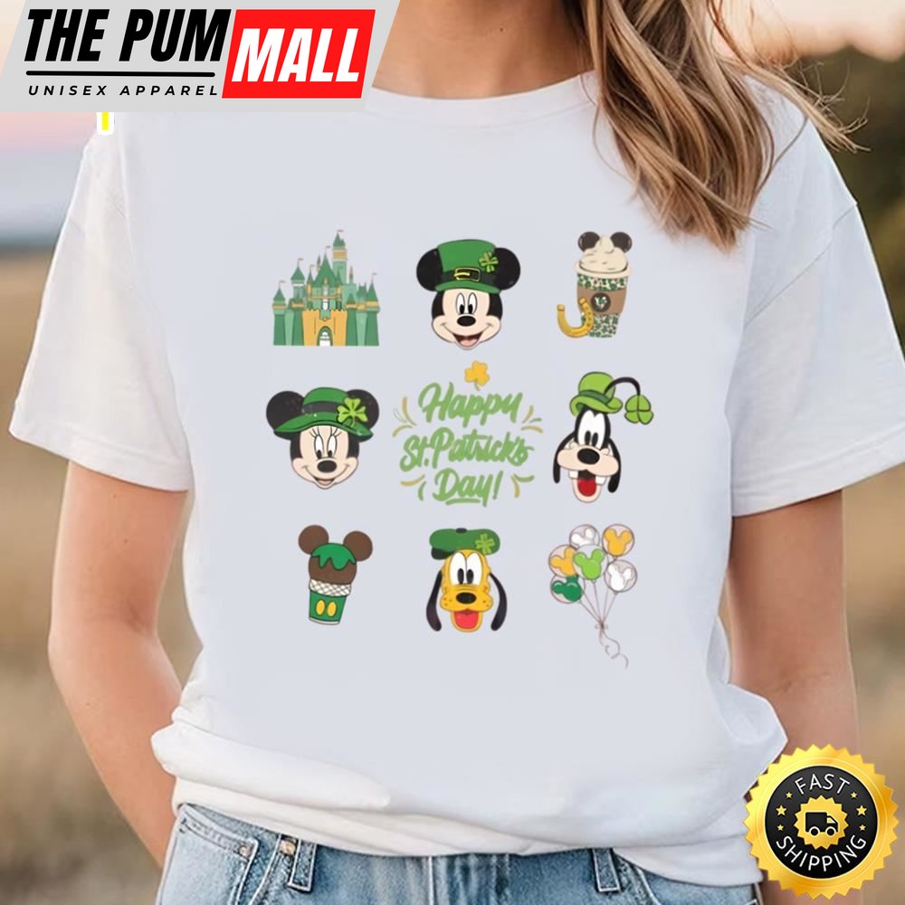 Disney Mickey Mouse And Friends Goofy Shamrock St. Patricks Day…