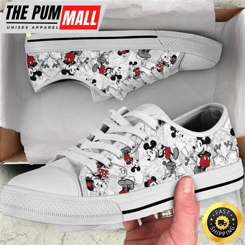 Disney Mickey Mouse Low Top Shoes