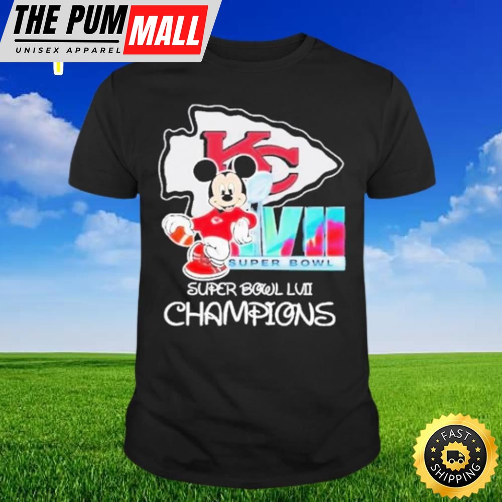 Disney Mickey Mouse Super Bowl Champions Kansas City Chiefs T-shirt